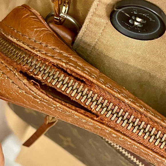 Louis Vuitton Monogram Vintage Saxpo Bag Pouch Clutch Crossbody - Picture 7 of 14